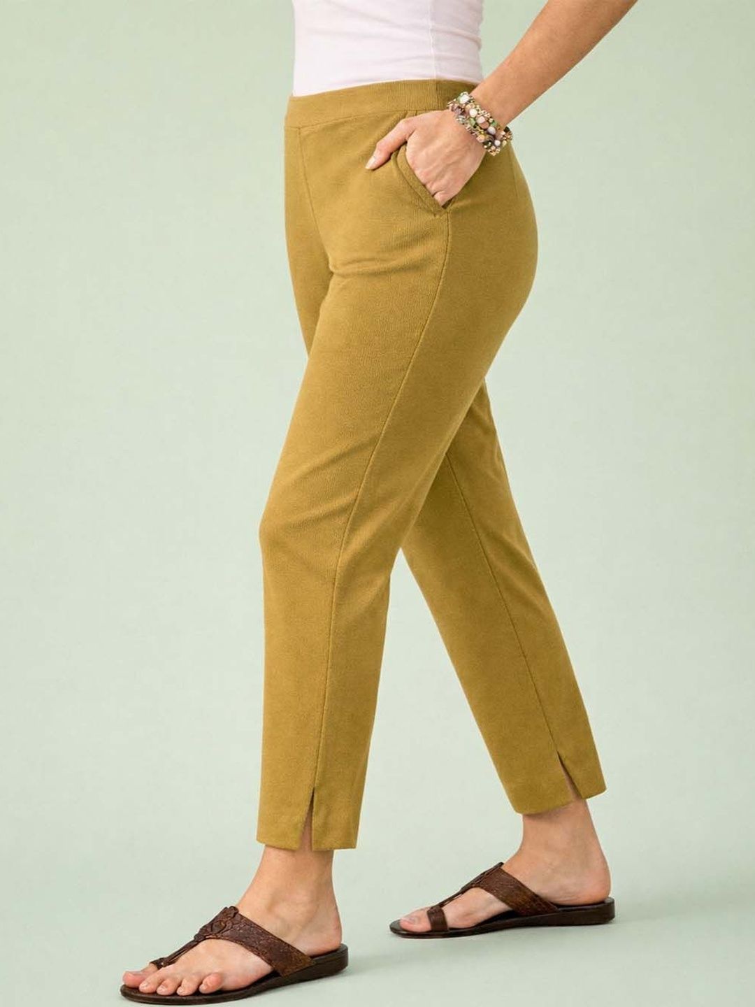 Women Wrinkle Free Trousers
