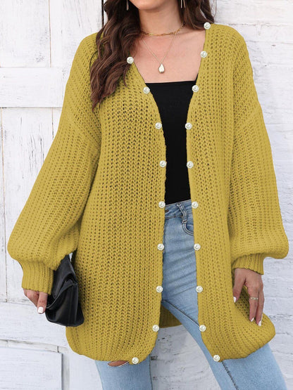Women Ribbed Cardigan