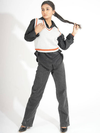 NOWI Women Woollen Sweater Vest