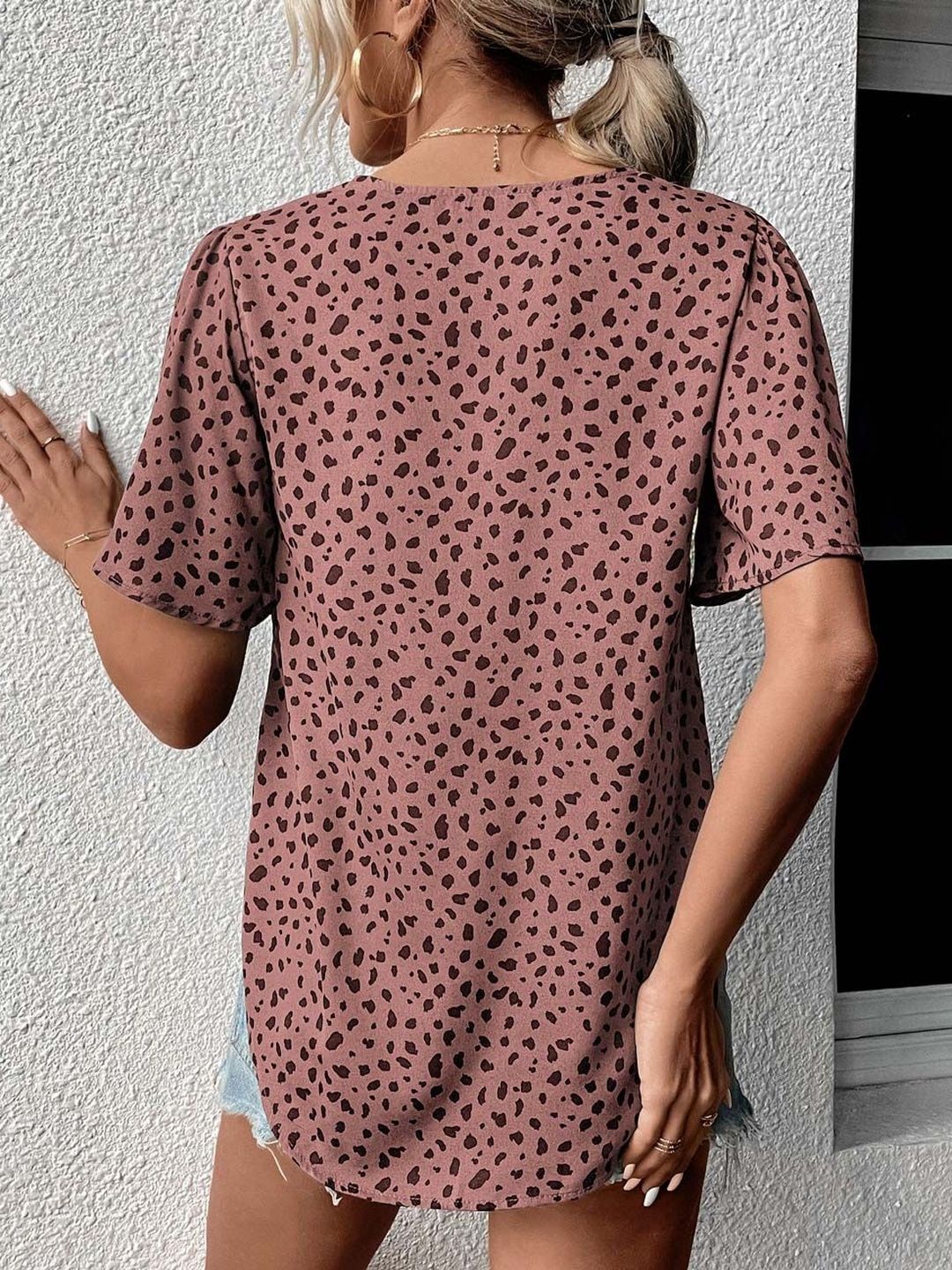 NOWI Animal Print Top