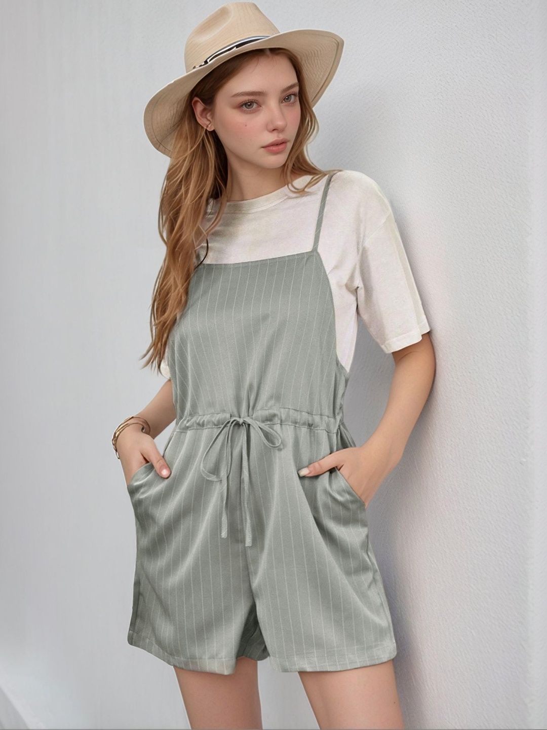 Striped Jumpsuit