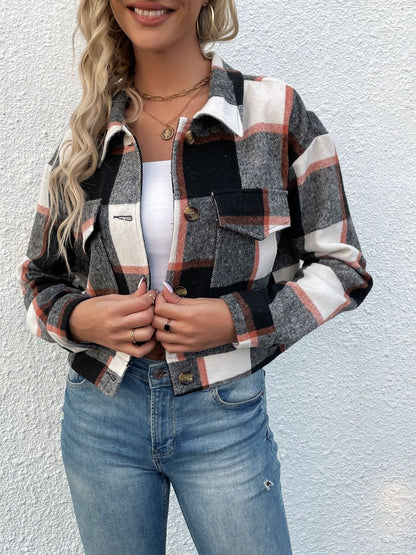 Women Checked Tailored Jacket