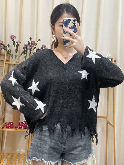 Women's Nowi Women Printed Pullover With Fringed Detail