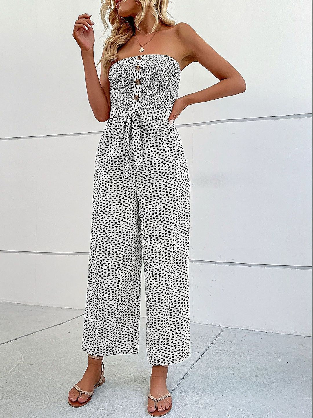 Printed Basic Jumpsuit