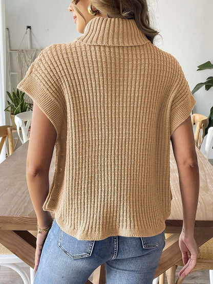 Women Ribbed Sweater Vest