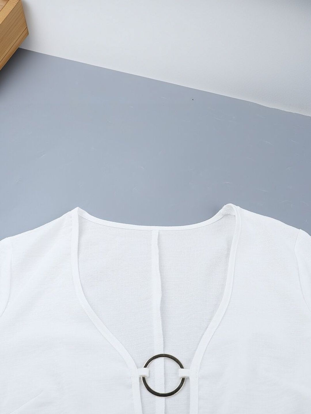 Flared Sleeve Linen Sheath Maxi Dress