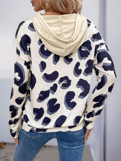 Women Printed Hooded Sweatshirt