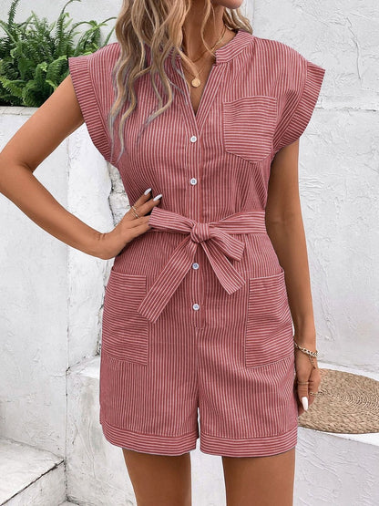 Striped Jumpsuit