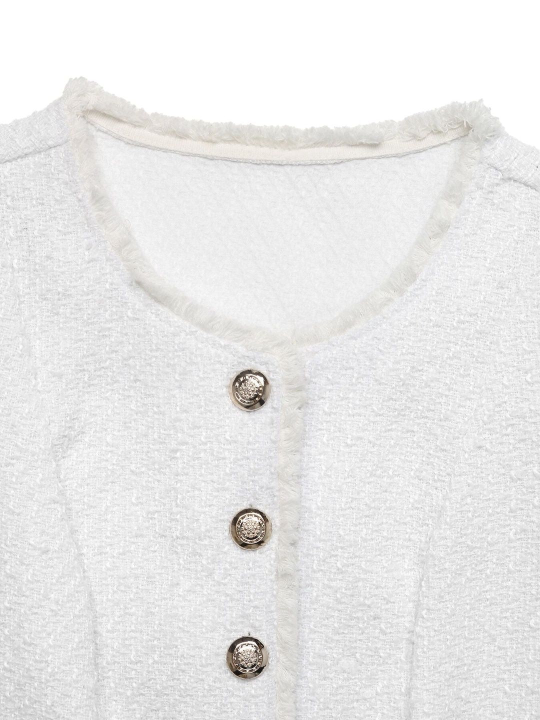 Women's White Sweater Vest