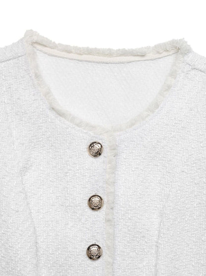 Women's White Sweater Vest