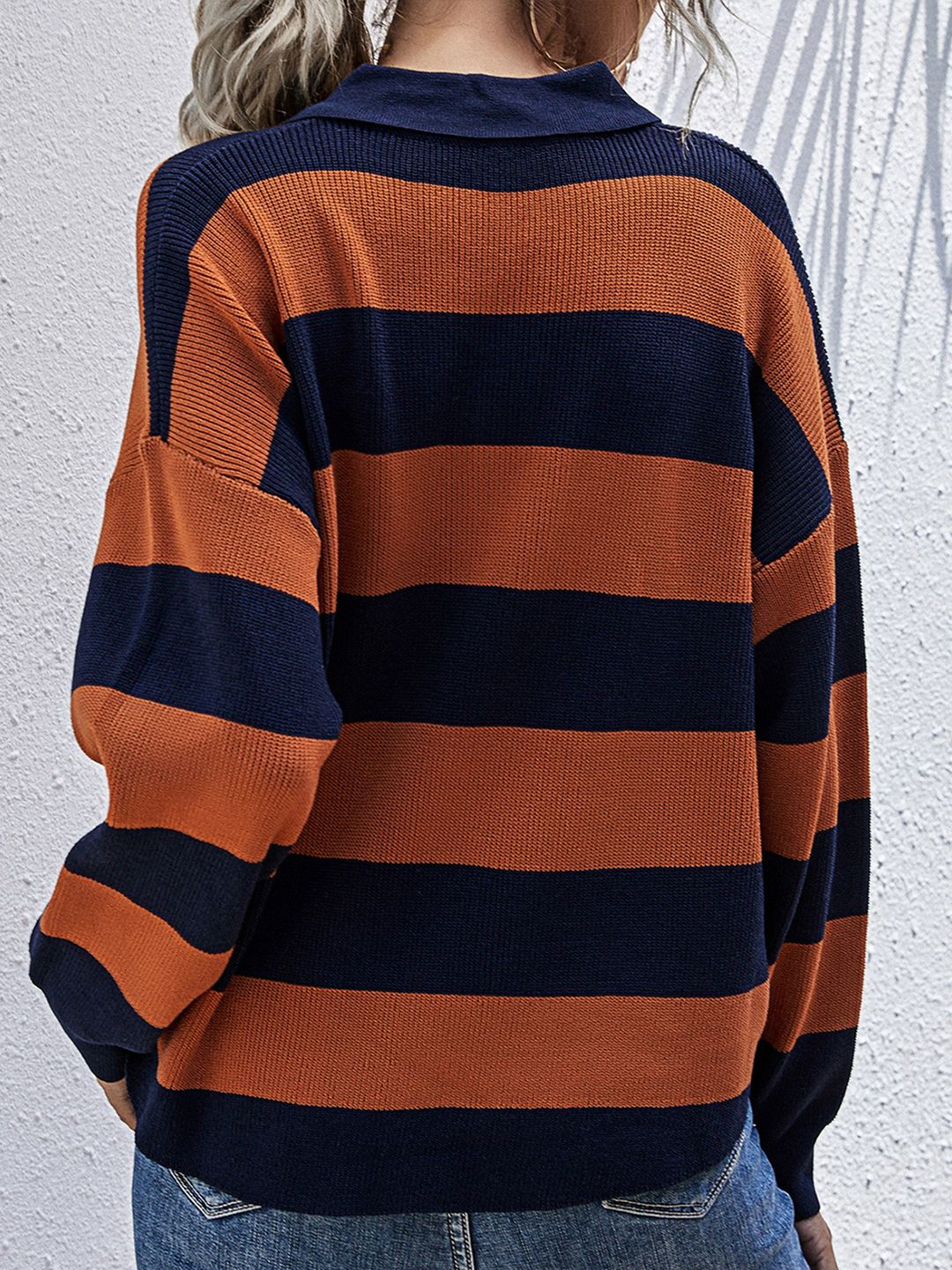 Women Striped Sweatshirt
