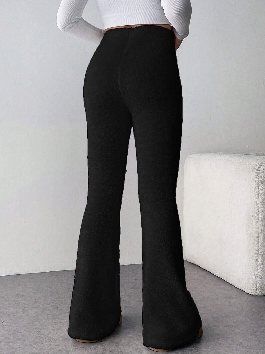 Women High-Rise Easy Wash Trousers