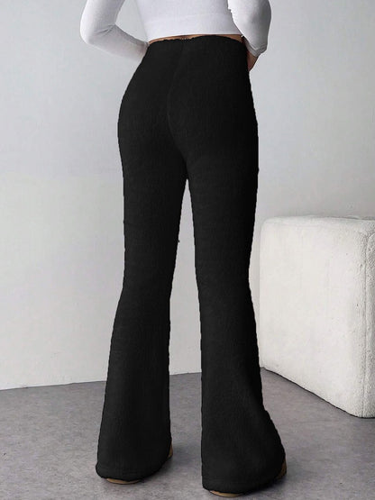 Women High-Rise Easy Wash Trousers