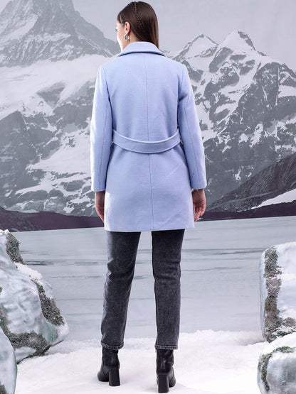 Women Notched Lapel Double-Breasted Casual Blazers