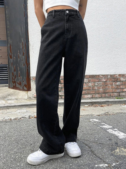 Women Loose Fit High-Rise Light Fade Stretchable Jeans