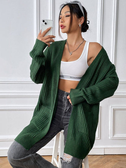 Women Ribbed Cardigan