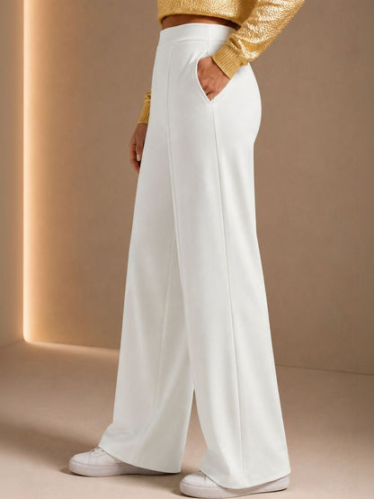 Women Relaxed High-Rise Trousers