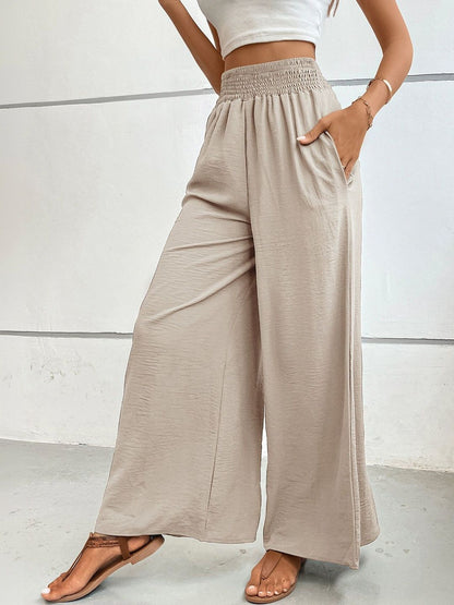 Women Loose Fit High-Rise Trousers