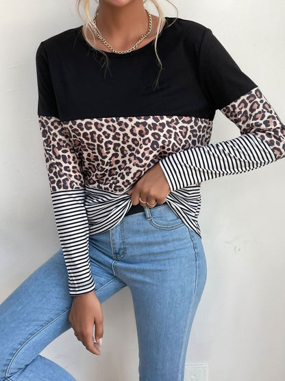 Women Colourblocked T-shirt