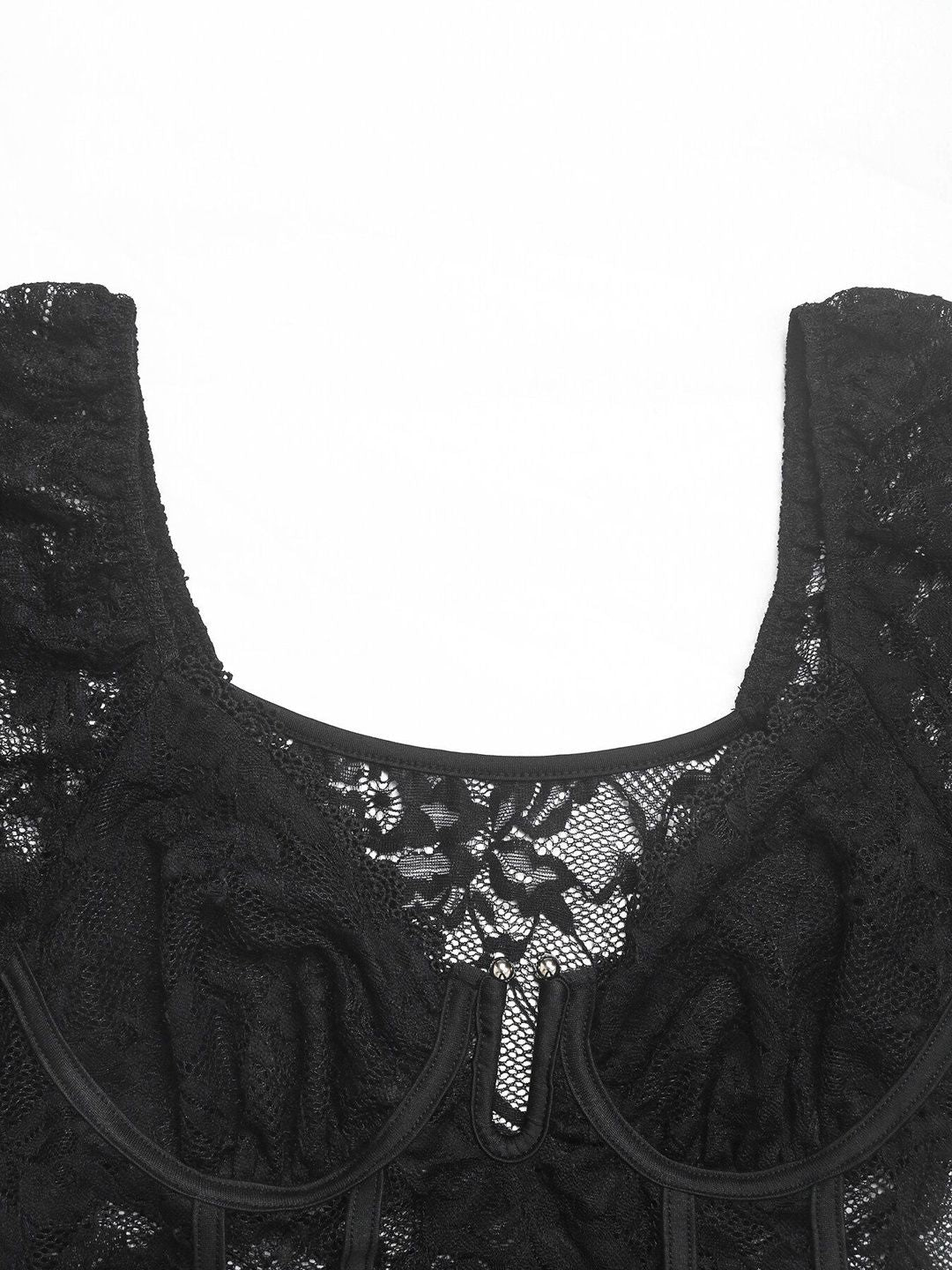 Self Design V-Neck Bodysuit
