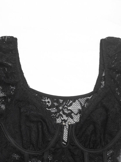 Self Design V-Neck Bodysuit