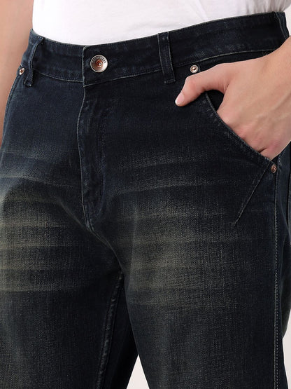 Men Regular Fit Mid-Rise Jeans