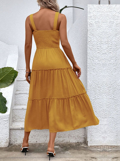 Liva A-Line Midi Dress