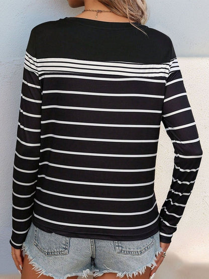 Women Striped T-shirt