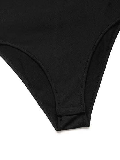 Embellished One Shoulder Bodysuit