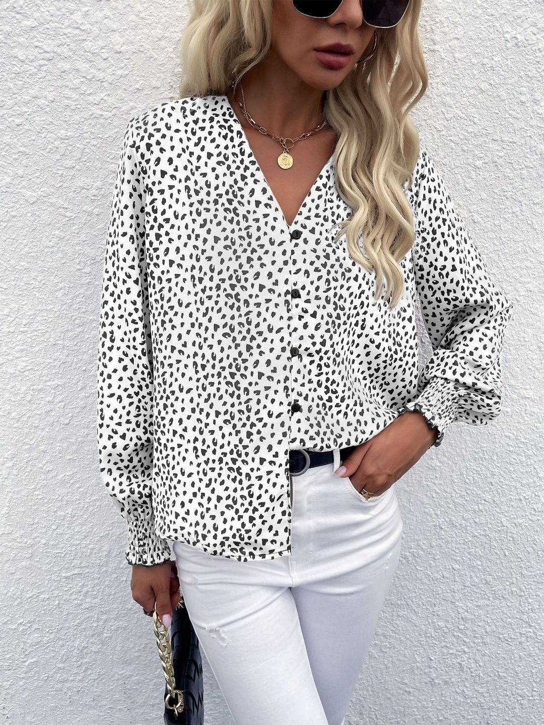 Women Animal Printed Casual Shirt