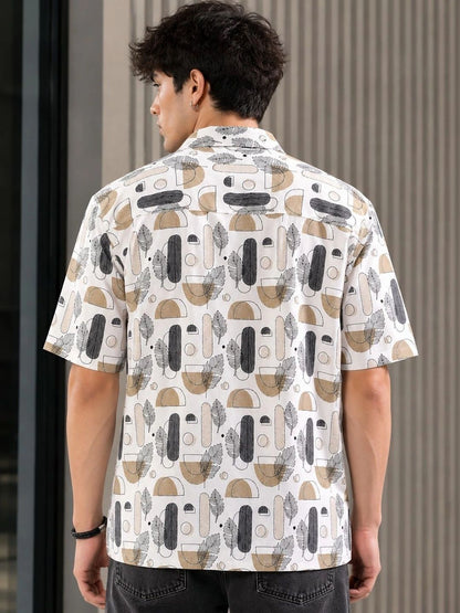 Men Printed Casual Shirt