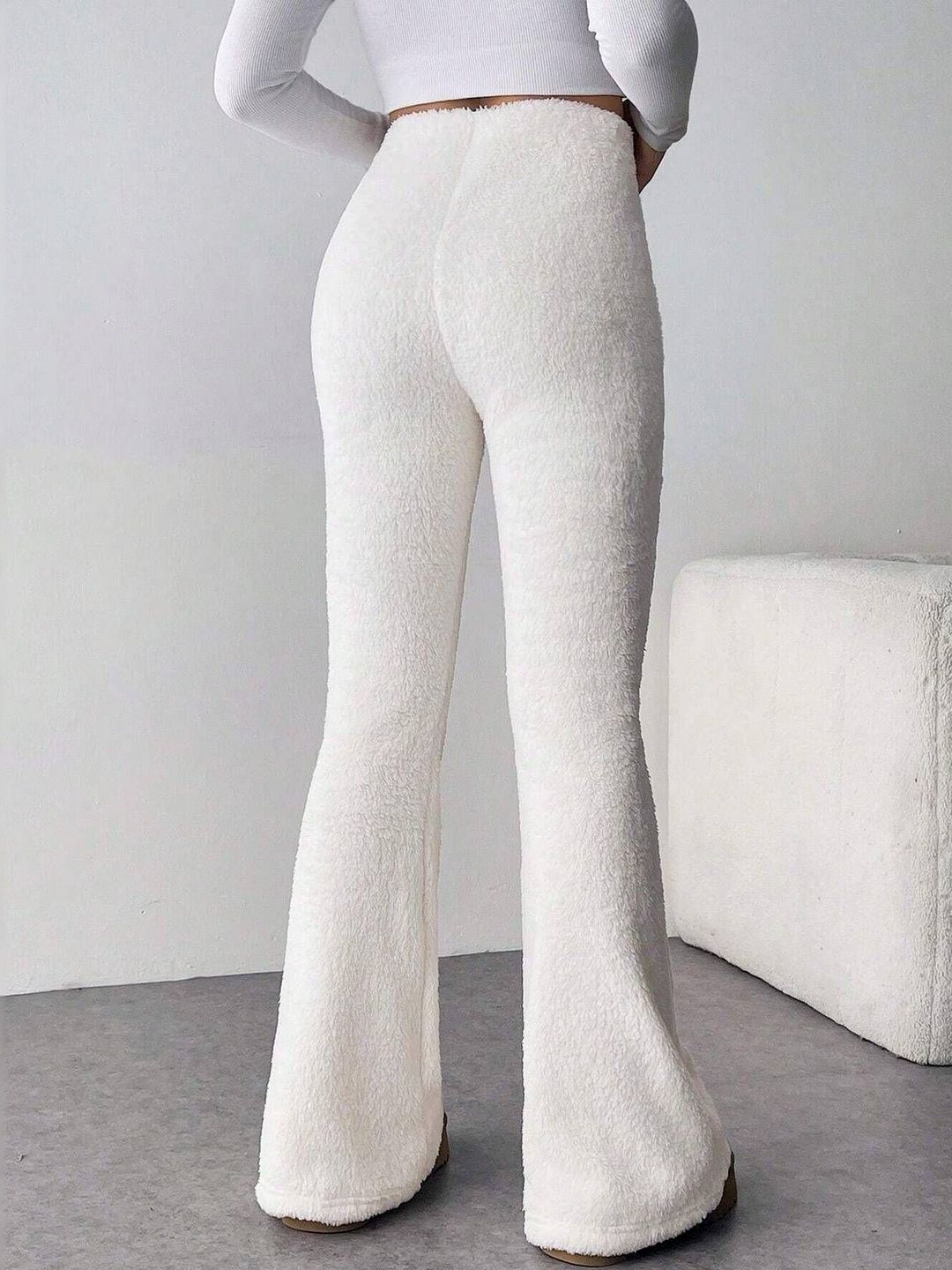 NOWI Women High-Rise Easy Wash Trousers