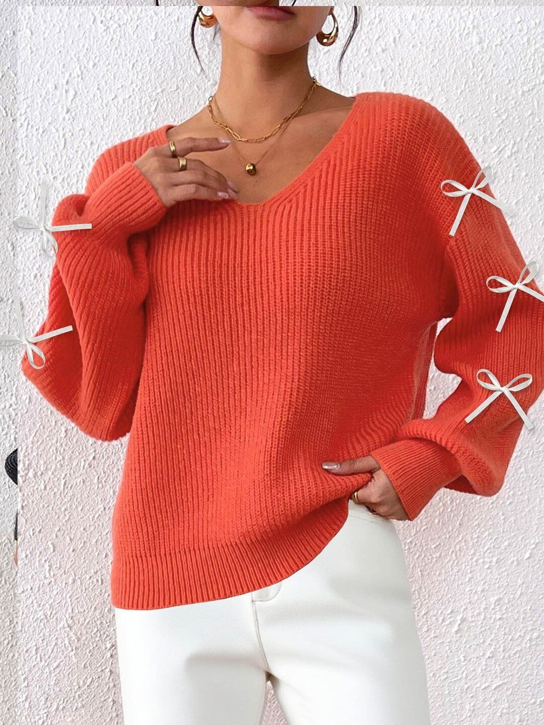Women Ribbed Pullover