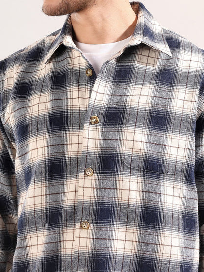 Men Checked Casual Shirt