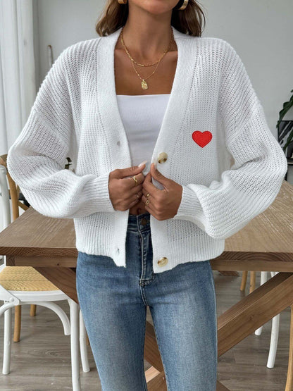 Women Cardigan with Embroidered Detail