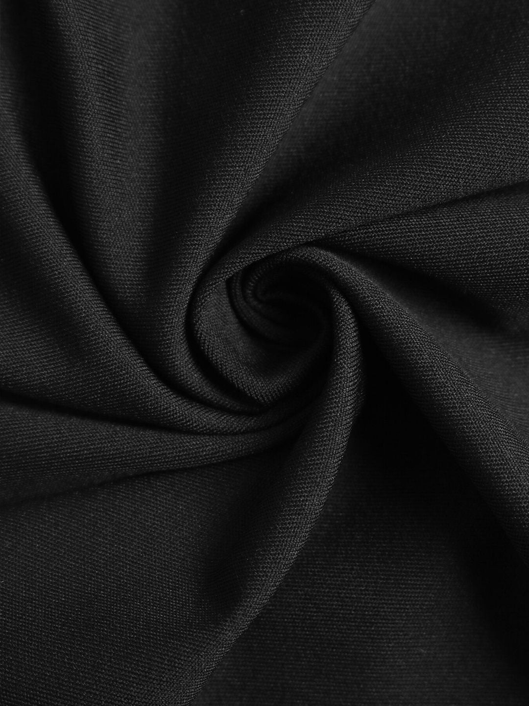 Women's Black Colourblocked Bell Sleeve A-Line Maxi Dress
