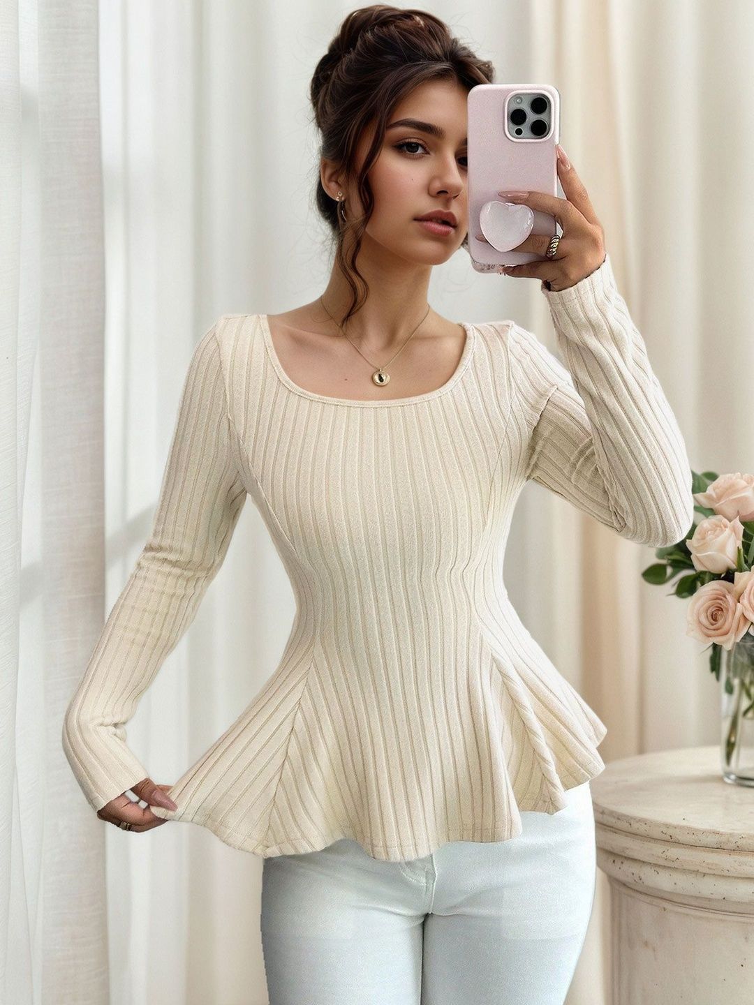 NOWI Peplum Top
