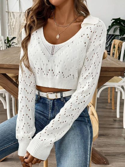 Women Crop Pullover