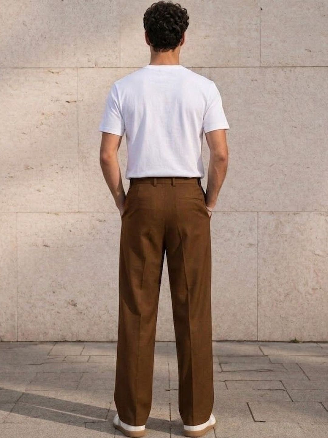 Men Pleated Trousers
