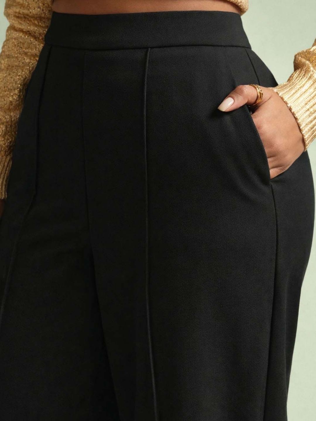 Women Wrinkle Free Trousers