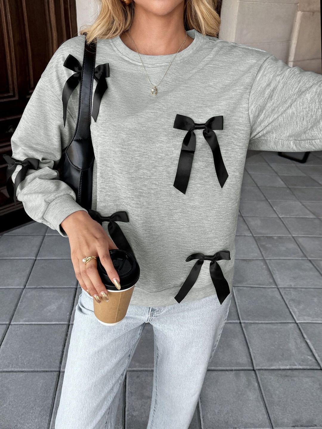 Women Embellished Sweatshirt
