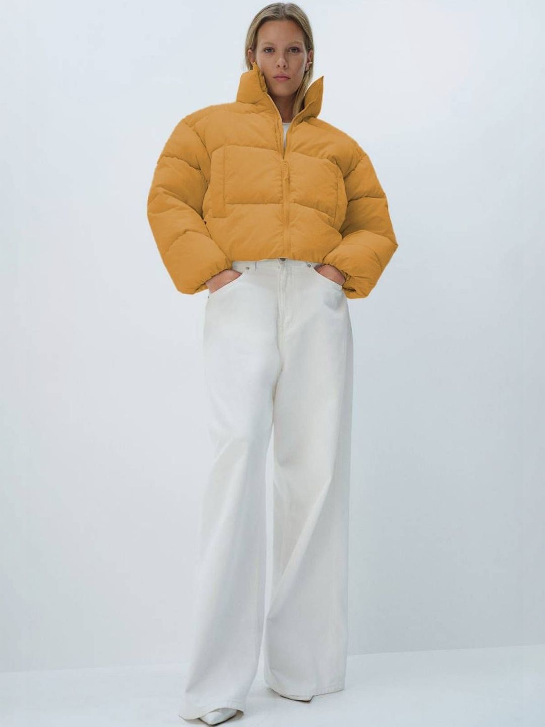 NOWI Women Lightweight Crop Puffer Jacket