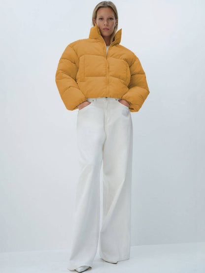 NOWI Women Lightweight Crop Puffer Jacket