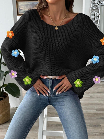 Women Pullover with Embellished Detail