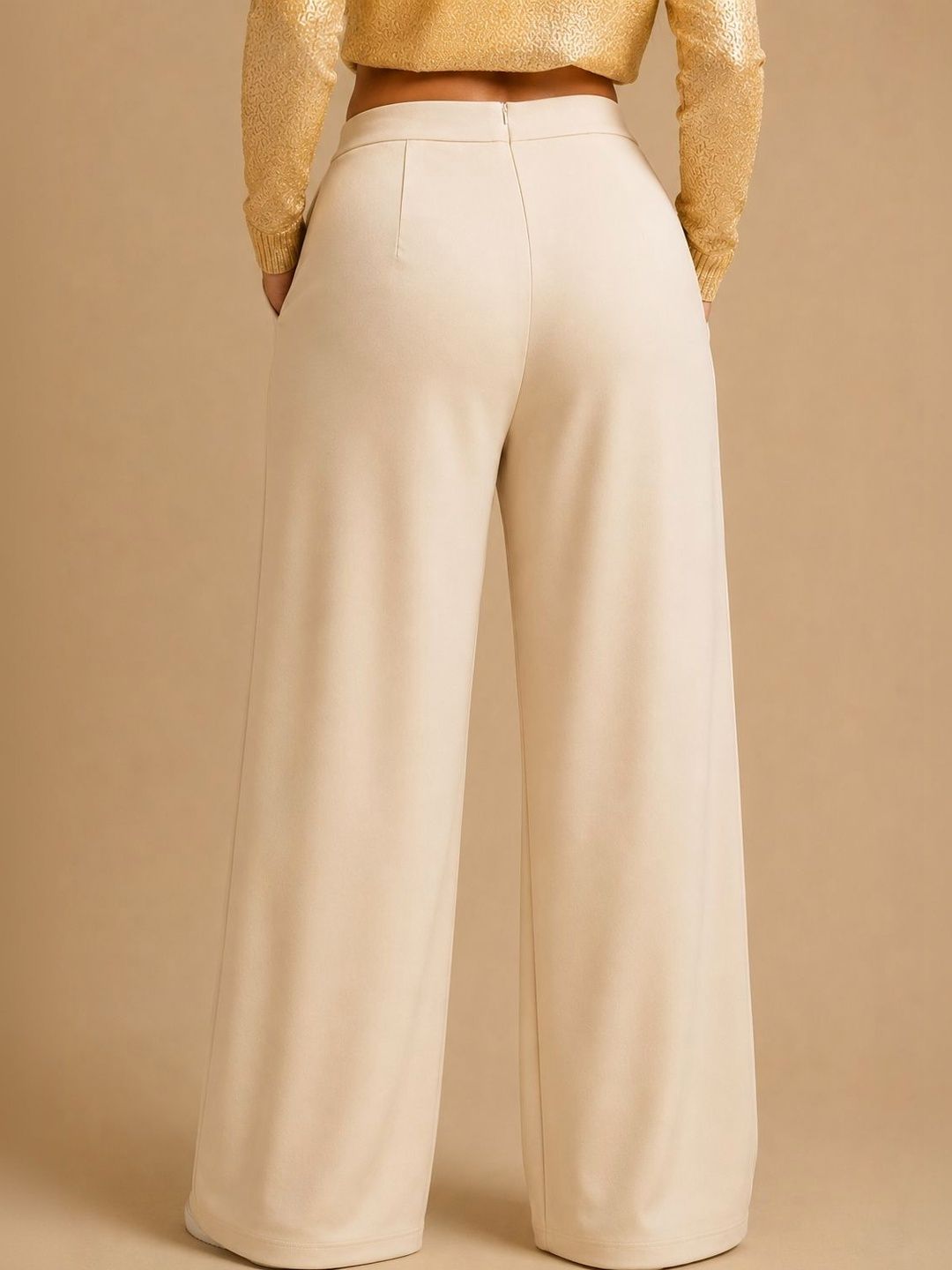 Women Relaxed High-Rise Trousers