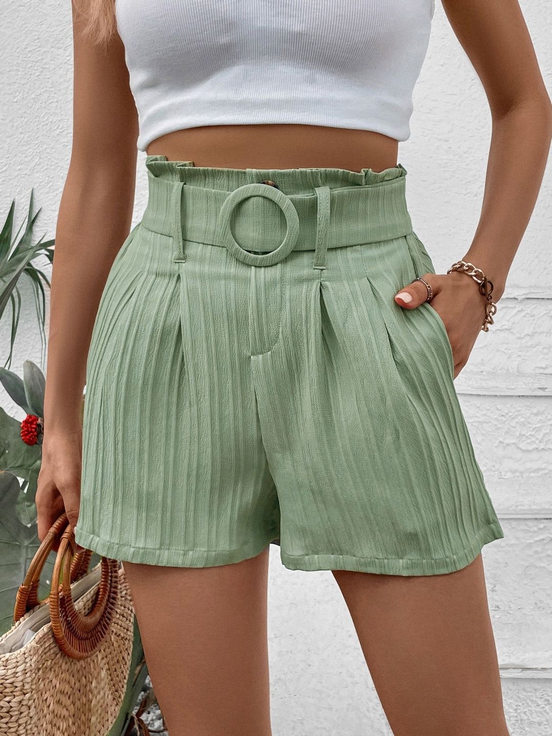 Women High-Rise Fashion Shorts