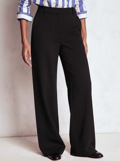 Women Straight Fit Wrinkle Free Cotton Trousers