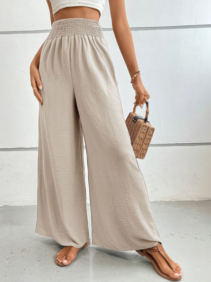 Women Loose Fit High-Rise Trousers