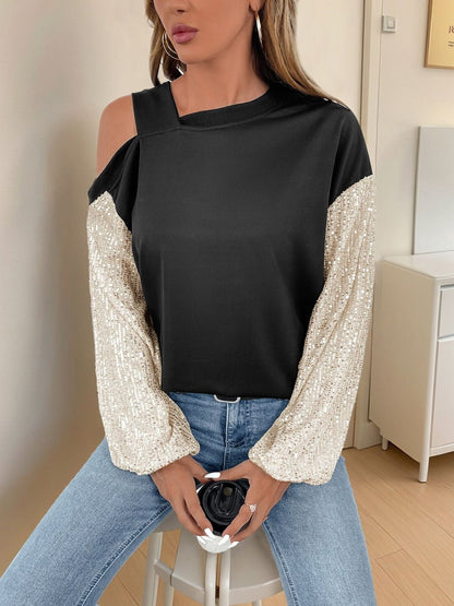 Women Colourblocked Sweatshirt