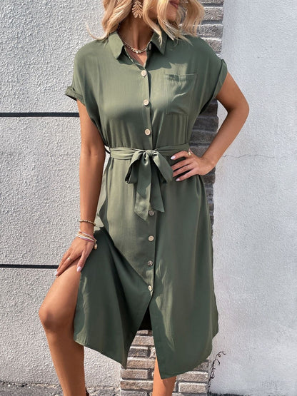 Shirt Midi Dress